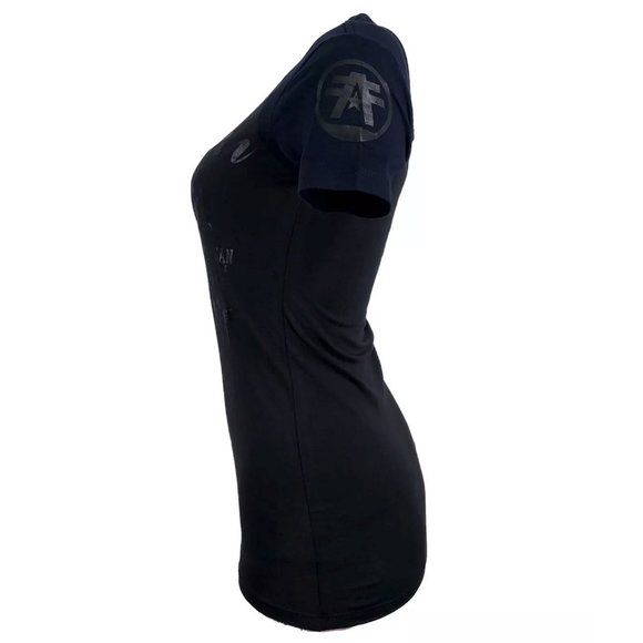 AMERICAN FIGHTER Women's T-Shirt TRINITY Tee Biker - Picture 5 of 9